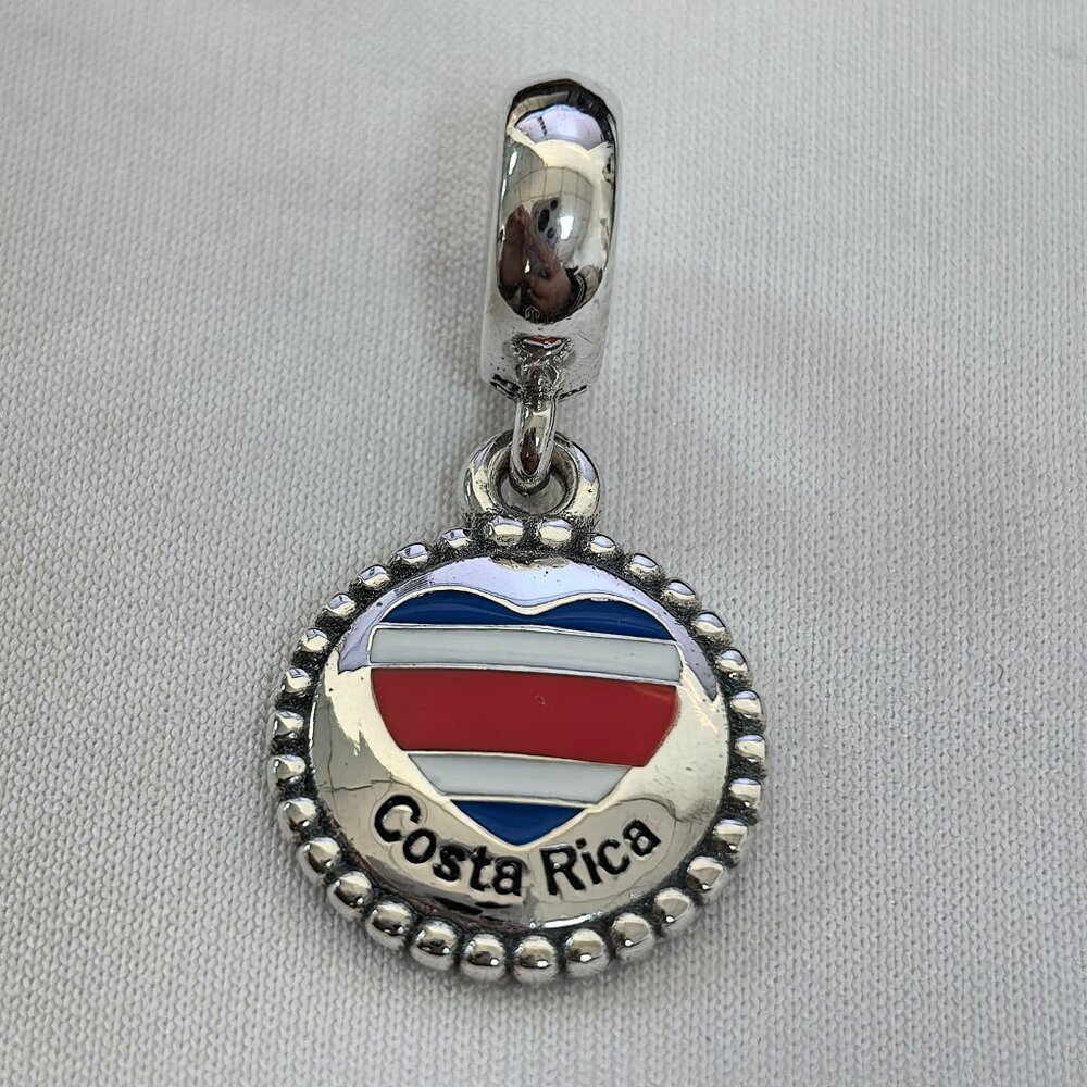 Pandora Costa Rica Exclusive Charm Pendant, S925 Silver Jewelry
